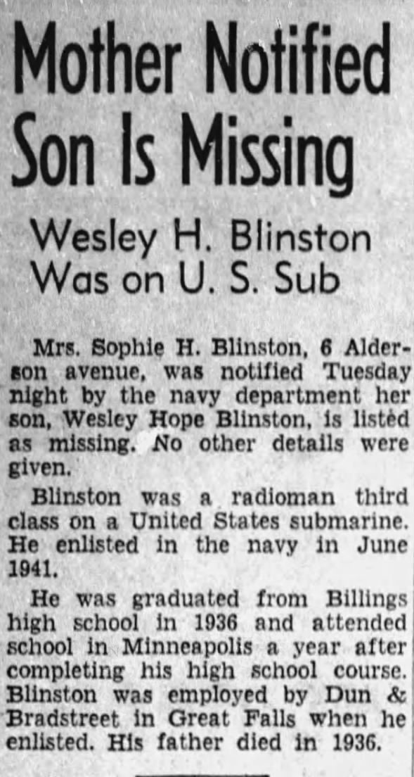 Wesley Hope Blinston